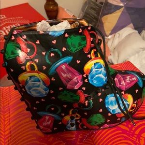 Ring pop wedge booties